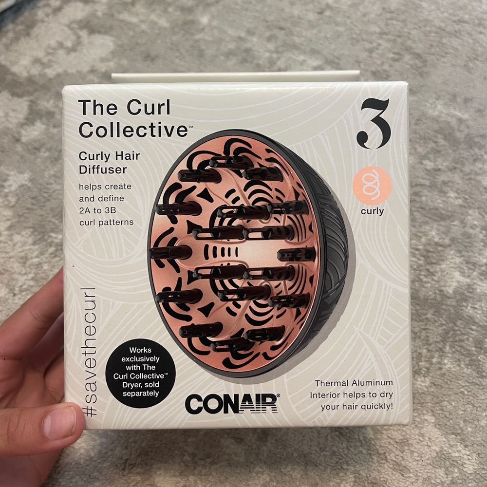 Hair diffuser attachment